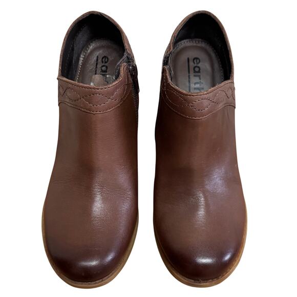 Earth Shoes “Lina Austin Wide” Leather Booties – Size 7W (EU 38 - Picture 8 of 8